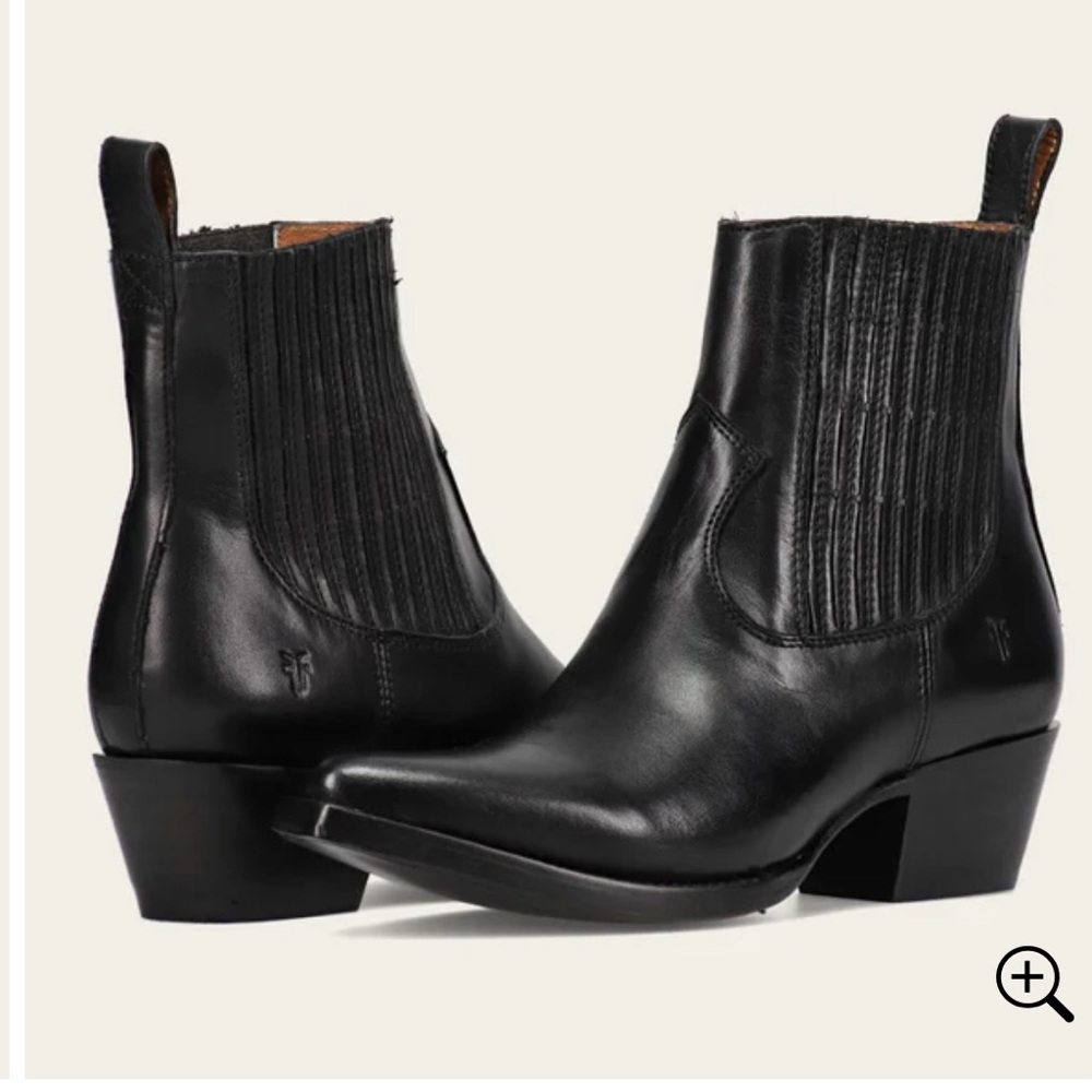 Frye “Sascha” black leather bootie, women’s size 11, new in box!